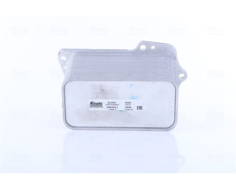 Oil cooler, engine oil 91359 Nissens, Image 4