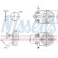Oil cooler, engine oil 91447 Nissens