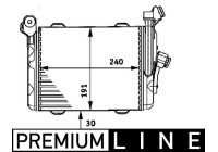 Oil Cooler, engine oil BEHR *** PREMIUM LINE ***