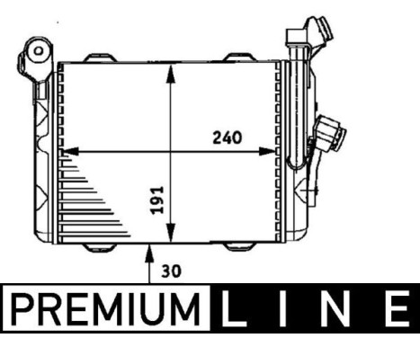 Oil Cooler, engine oil BEHR *** PREMIUM LINE ***