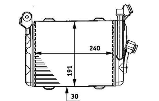 Oil Cooler, engine oil BEHR *** PREMIUM LINE ***