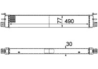 Oil Cooler, engine oil BEHR *** PREMIUM LINE ***