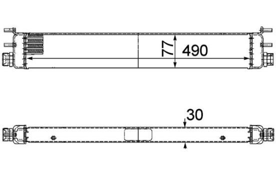 Oil Cooler, engine oil BEHR *** PREMIUM LINE ***