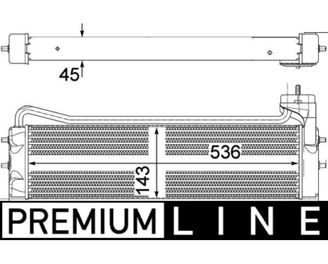 Oil Cooler, engine oil BEHR *** PREMIUM LINE ***