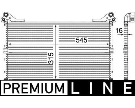 Oil Cooler, engine oil BEHR *** PREMIUM LINE ***