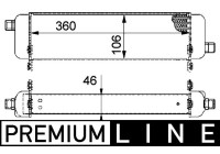 Oil Cooler, engine oil BEHR *** PREMIUM LINE ***