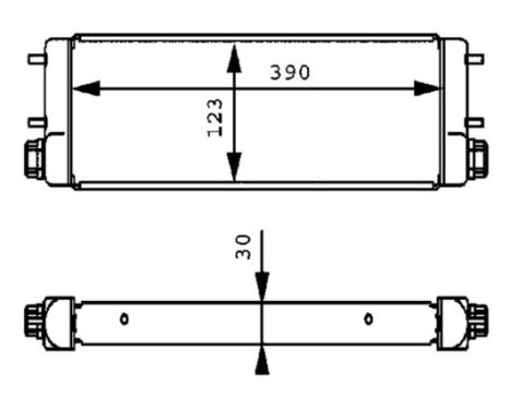 Oil Cooler, engine oil BEHR *** PREMIUM LINE ***, Image 2