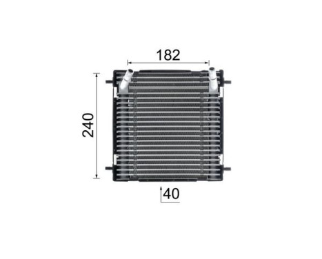 Oil Cooler, engine oil BEHR *** PREMIUM LINE ***, Image 11