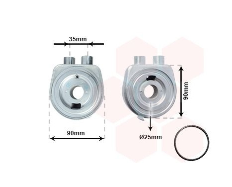 Oil Cooler, engine oil *** IR PLUS ***