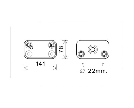 Oil Cooler, engine oil *** IR PLUS ***