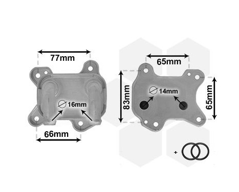 Oil Cooler, engine oil