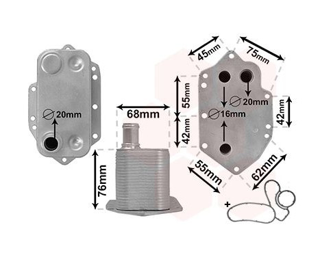 Oil Cooler, engine oil