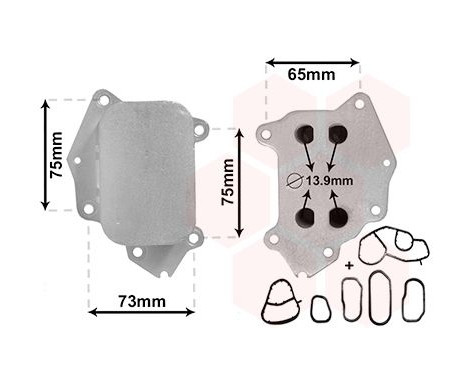 Oil Cooler, engine oil