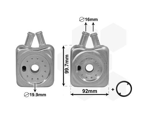 Oil Cooler, engine oil