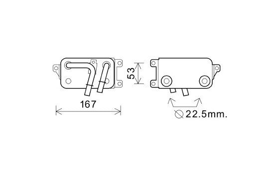 Oil Cooler, engine oil, Image 2