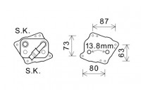 Oil Cooler, engine oil