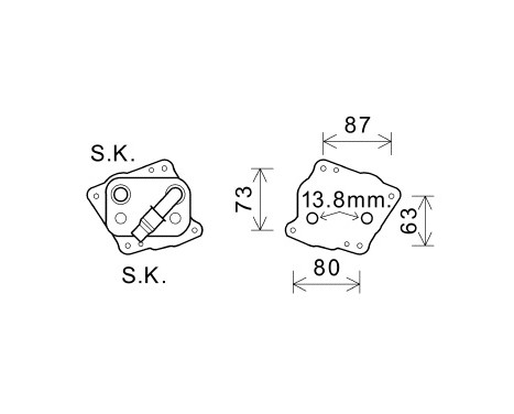 Oil Cooler, engine oil