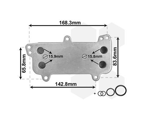 Oil Cooler, engine oil