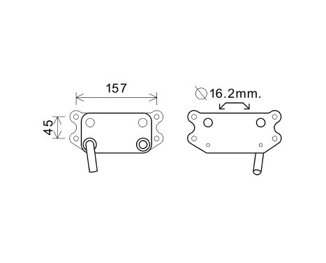 Oil Cooler, engine oil