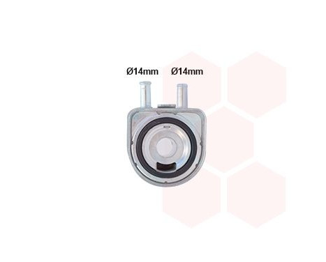 Oil Cooler, engine oil, Image 2