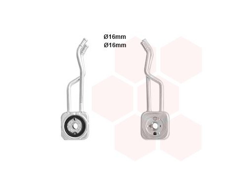 Oil Cooler, engine oil, Image 2