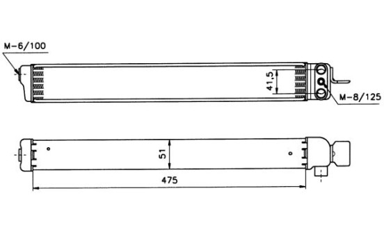 Oil Cooler, engine oil, Image 5