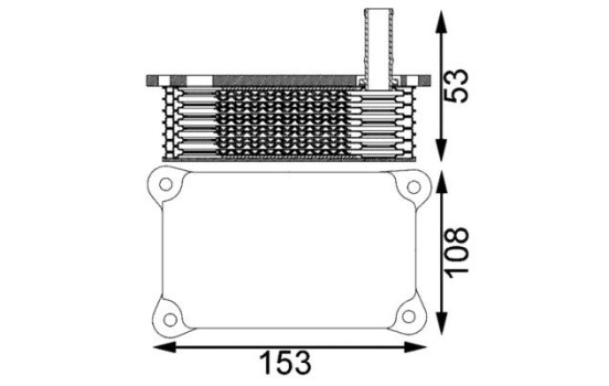 Oil Cooler, engine oil