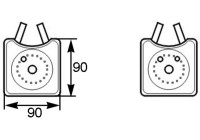 Oil Cooler, engine oil