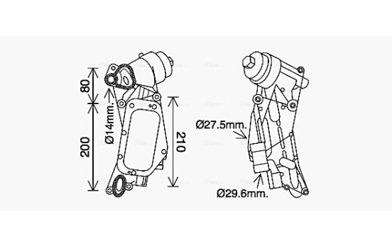 Oil Cooler, engine oil