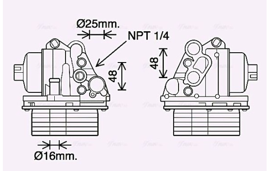 Oil Cooler, engine oil