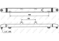Oil cooler, engine oil