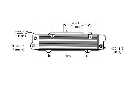 Oil Cooler, engine oil