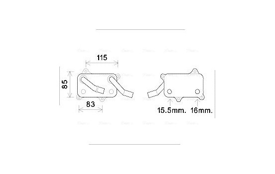 Oil Cooler, engine oil