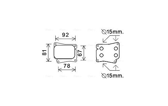 Oil Cooler, engine oil