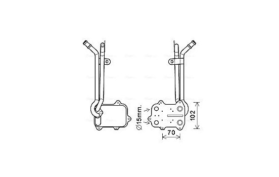 Oil Cooler, engine oil