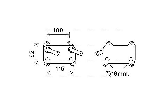 Oil Cooler, engine oil