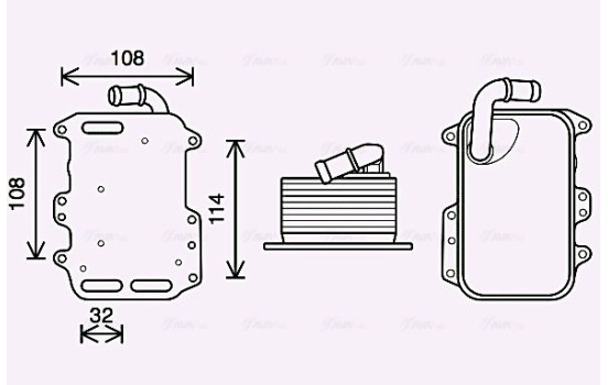 Oil Cooler, engine oil