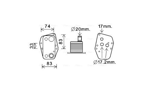 Oil Cooler, engine oil