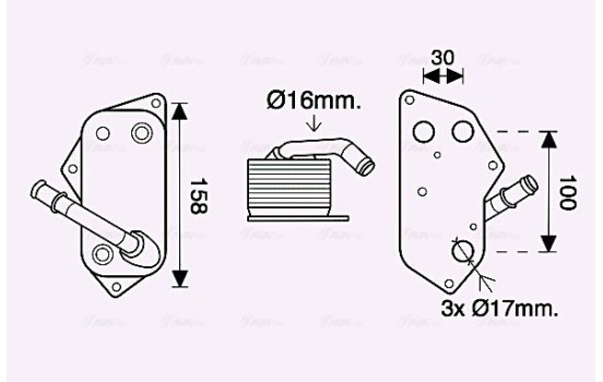 Oil Cooler, engine oil