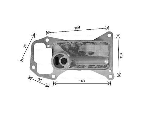 Oil Cooler, engine oil