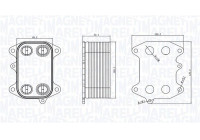 Oil cooler, engine oil