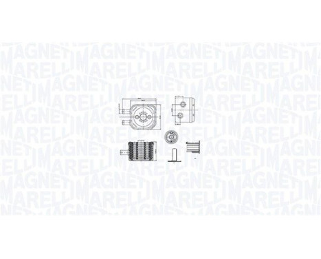 Oil cooler, engine oil