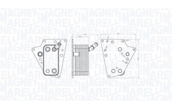 Oil cooler, engine oil