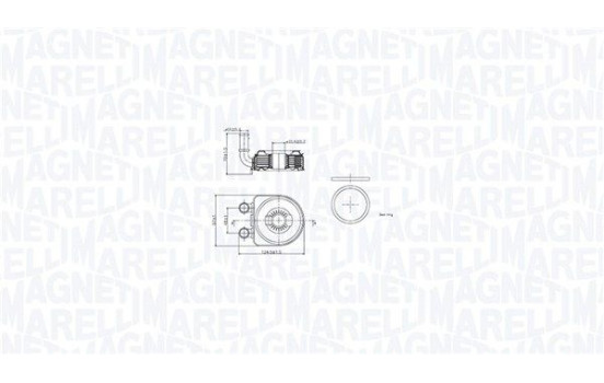 Oil cooler, engine oil