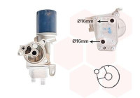 Oil cooler, engine oil
