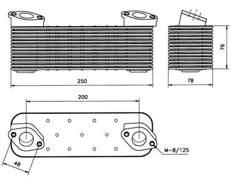 Oil Cooler, engine oil, Image 4