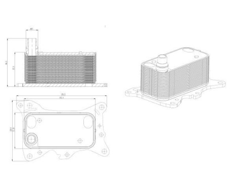 Oil Cooler, engine oil, Image 5