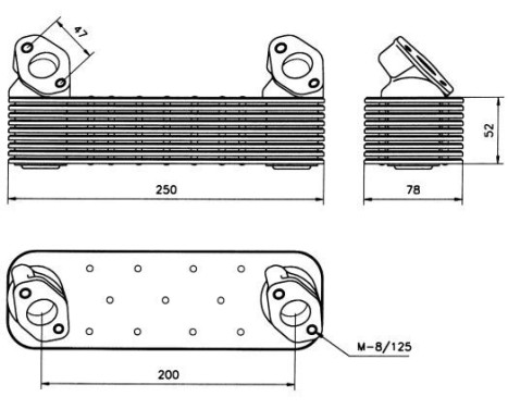 Oil Cooler, engine oil