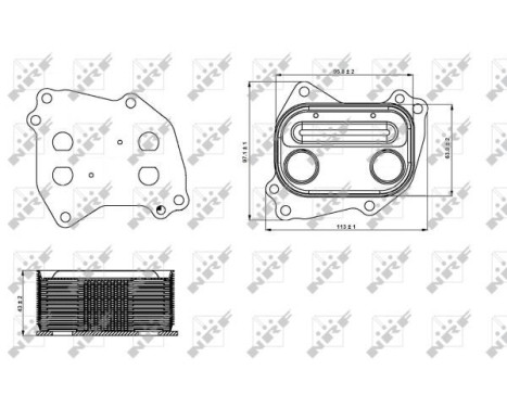 Oil Cooler, engine oil, Image 5