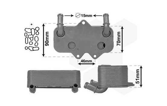 Oil Cooler, engine oil